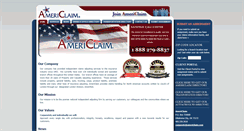 Desktop Screenshot of americlaim.com